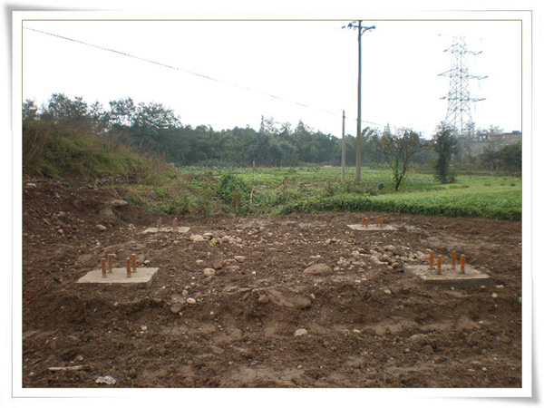 水津关-草坝110千伏输电线路新建工程通过基础工程分部中心检磨练收