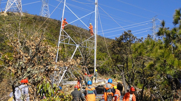±800kV锦苏线、500kV月普线抢建施工顺遂完成