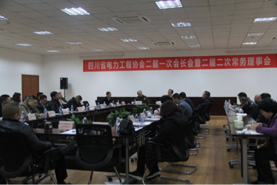 公司总司理陈云出席四川省电力工程协会二届一次会长会暨二届二次常务理事会