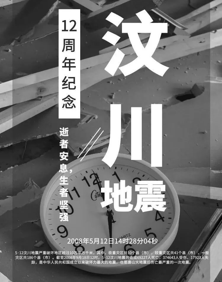 铭刻512大地动 | 防灾减灾，，，从我做起！