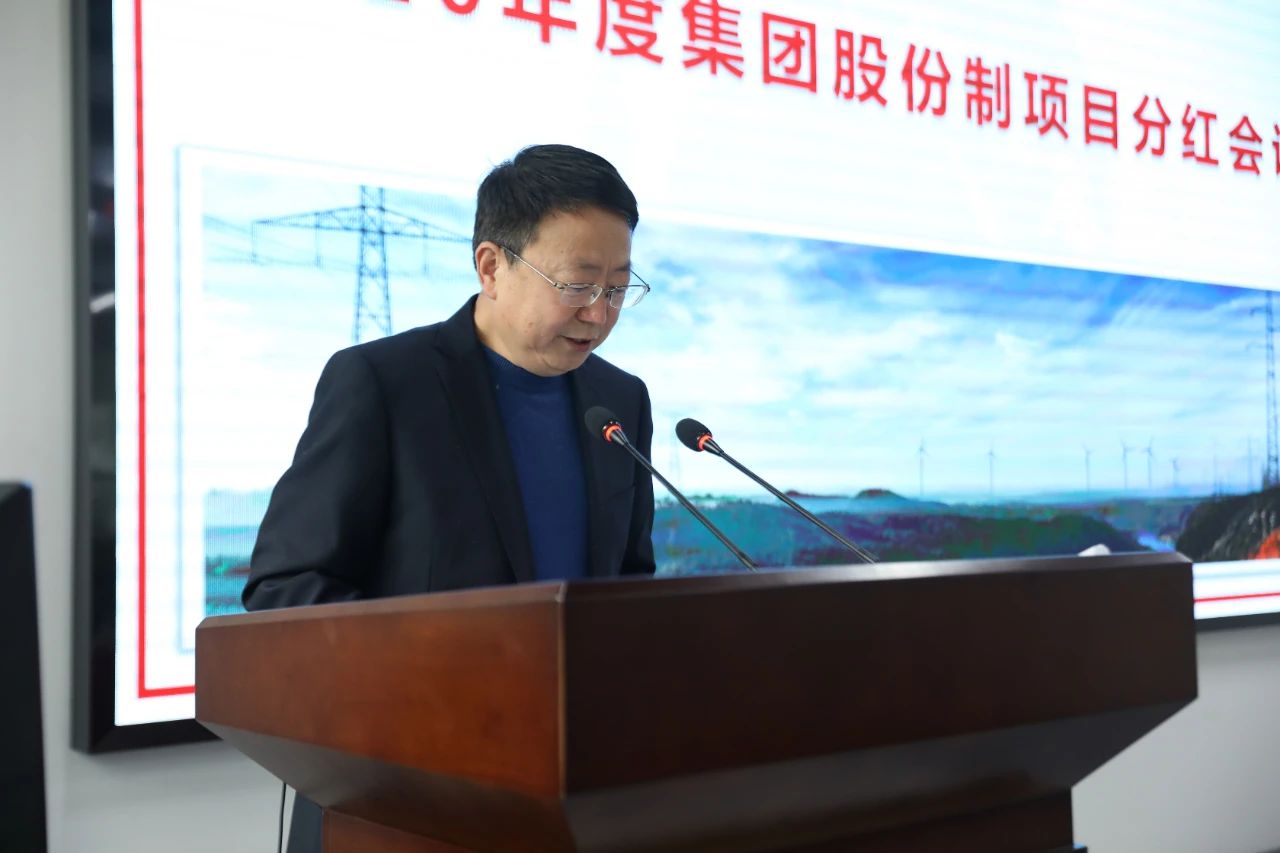7790必发集团电力集团召开年度项目股份制分红大会